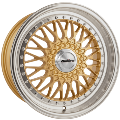 Calibre Vintage Alufelge 8x18 5x100 & 5x112 ET35 gold