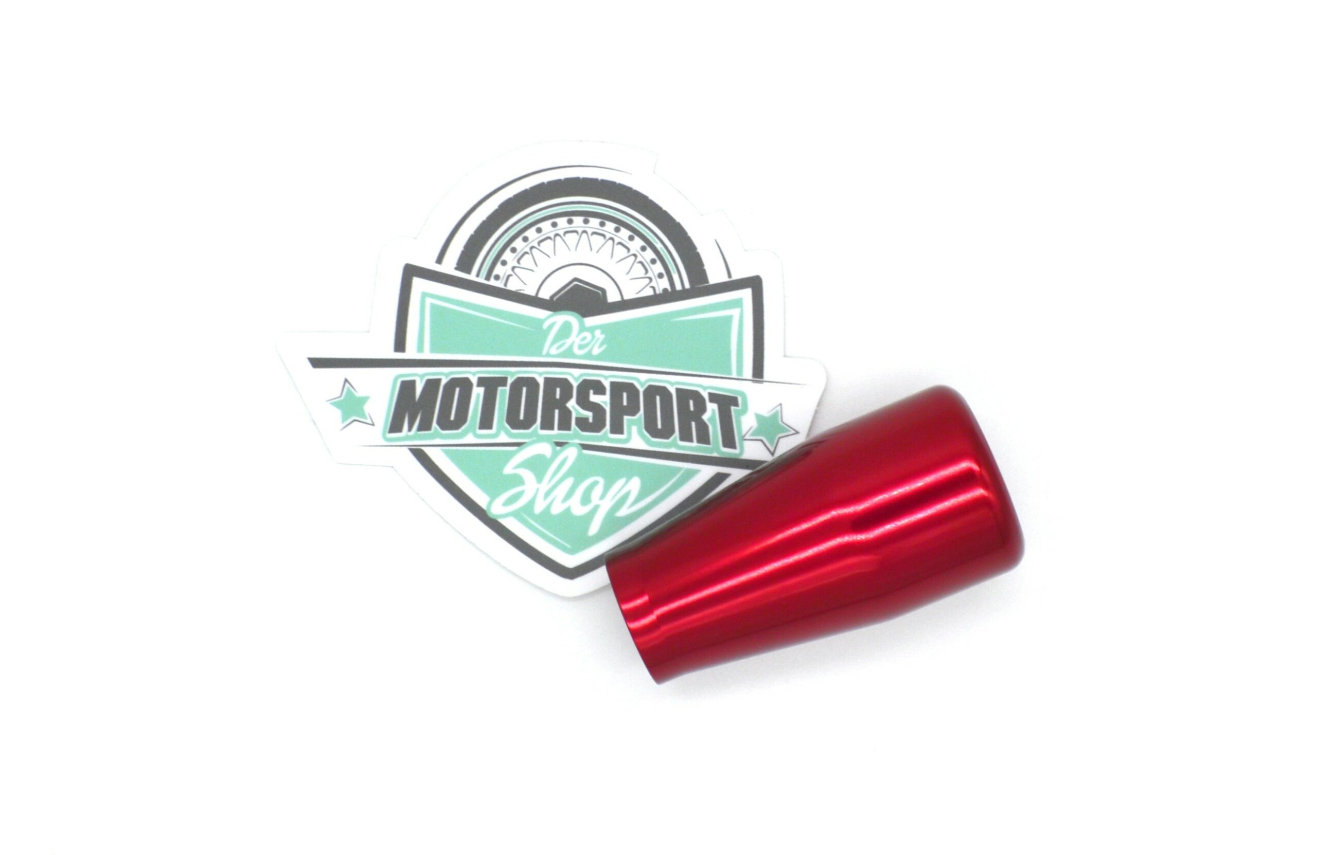 Universal Aluminium Schaltknauf / Schalthebel rot eloxiert | Der Motorsport  Shop
