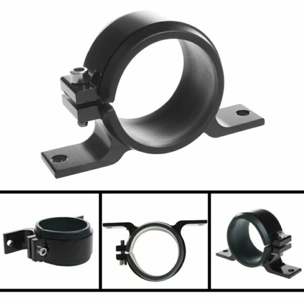 Benzinpumpenhalter 60mm universal schwarz eloxiert z.B. für Bosch 044 Benzinpumpe