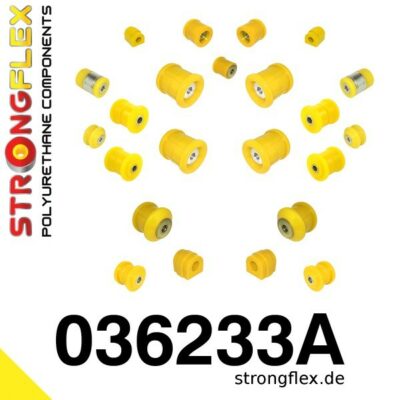 Strongflex BMW E39 Limousine PU Polyurethan Buchsensatz für Vorder-und Hinterachse SPORT - 036233A