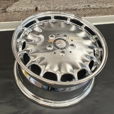 Alternative view of Mercedes-Benz W140 Gullideckel Alufelgen hochglanzverdichtet 7.5x16 ET51 5x112 A1404011002